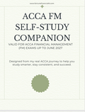 ACCA FM Study Companion (2026–2027 Edition)