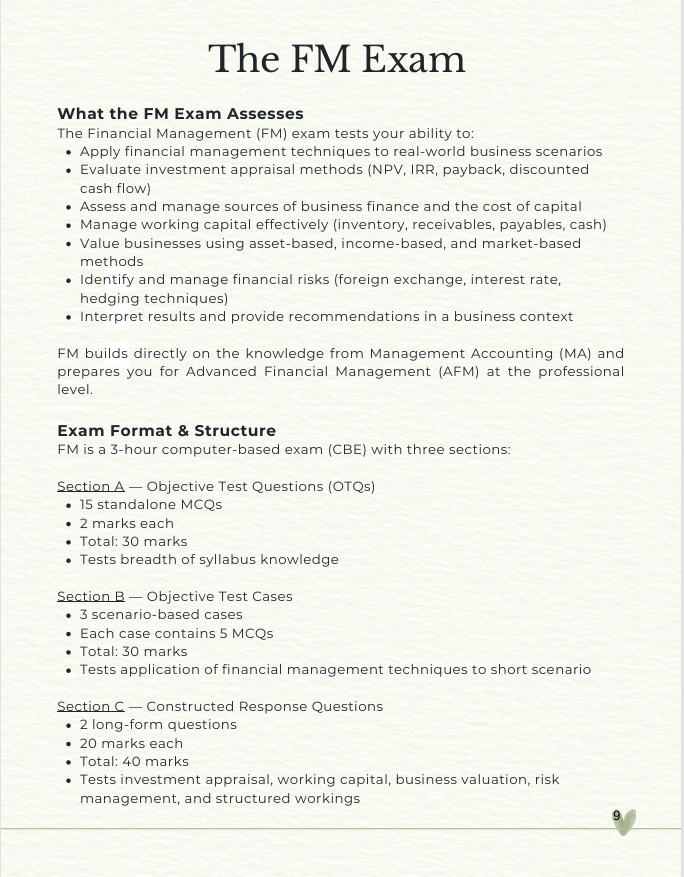 ACCA FM Study Companion (2026–2027 Edition)
